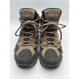 Merrell Womens Mid Hiking Boots Moab 2 Vibram Soles BROWN TAUPE Size US 6M